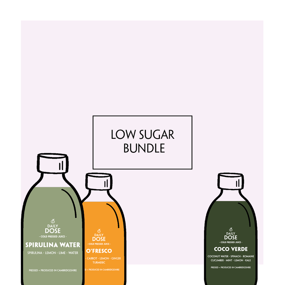 Low sugar juices. Green Juice. Spirulina