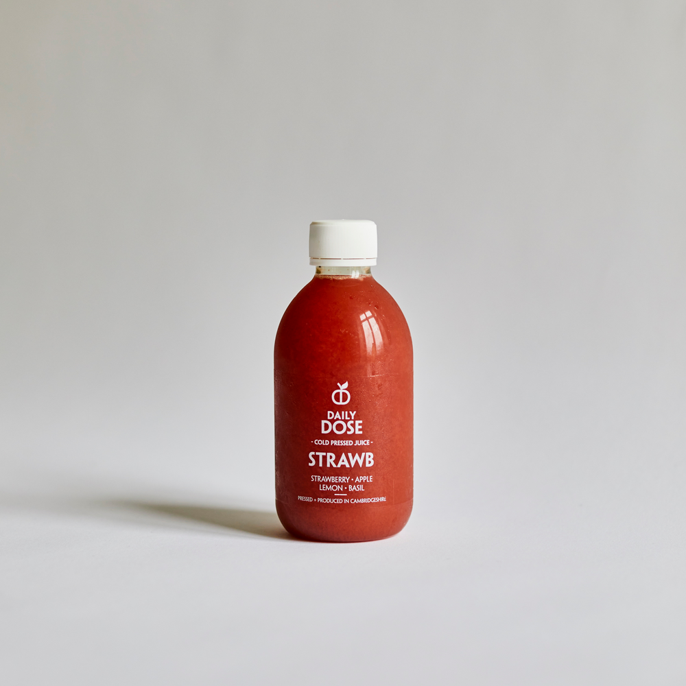 Strawb Daily Dose Juice Organic Cold Pressed Juice Cleanse