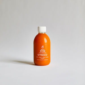 
                  
                    Daily Dose Cold Pressed Carrot Juice.
                  
                