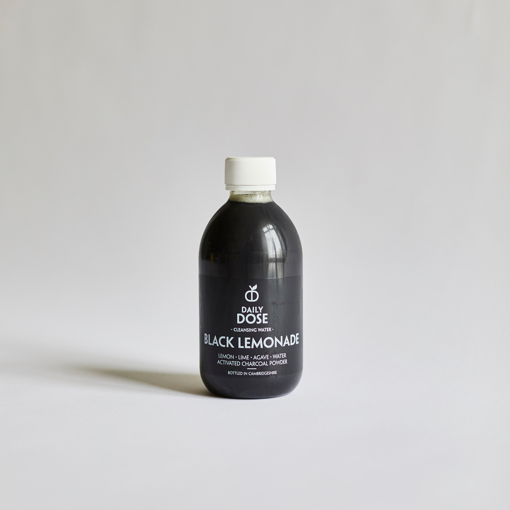 Daily Dose Activated Charcoal Black Lemonade detox drink