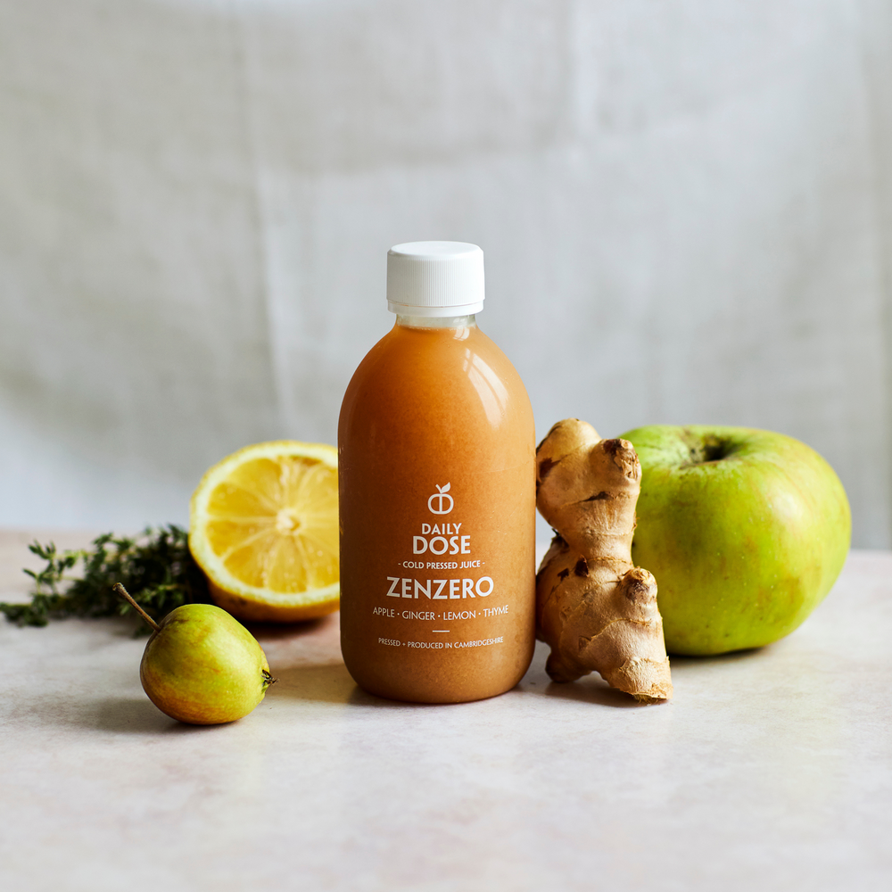 
                  
                    Daily Dose Cold Pressed Apple Juice with ginger
                  
                